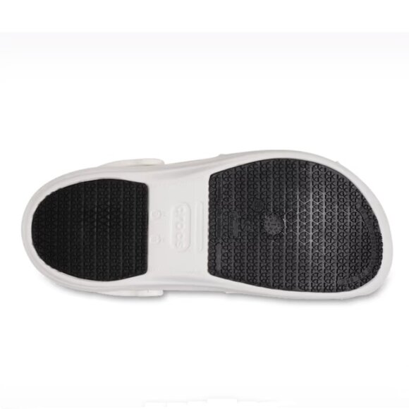 NEW - CROCS BISTRO SLIP RESISTANT WORK CLOG, WHITE - WOMEN'S  7 - Picture 3 of 10